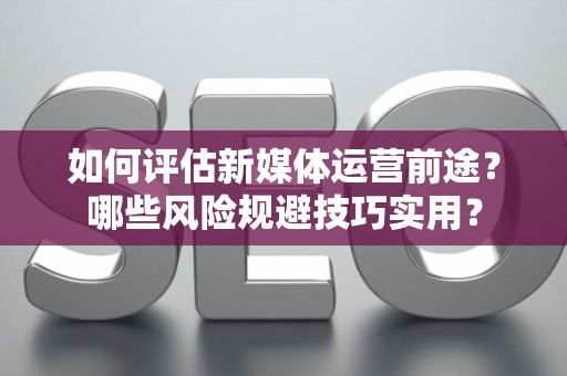 如何评估新媒体运营前途？哪些风险规避技巧实用？